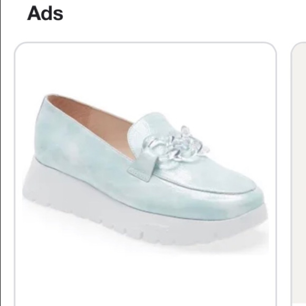 Light blue soft leather moccasins made in Spain